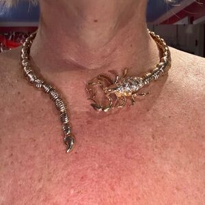 Gold Scorpion Necklace